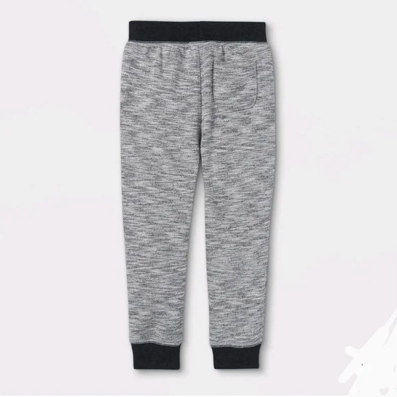 Cat & Jack Monster Knee French Tery Pull On Joggers - Picture 2 of 5